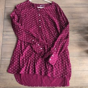 Merona long sleeve button up blouse